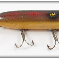 Vintage Heddon Red Scale Head On Basser Lure 8509H