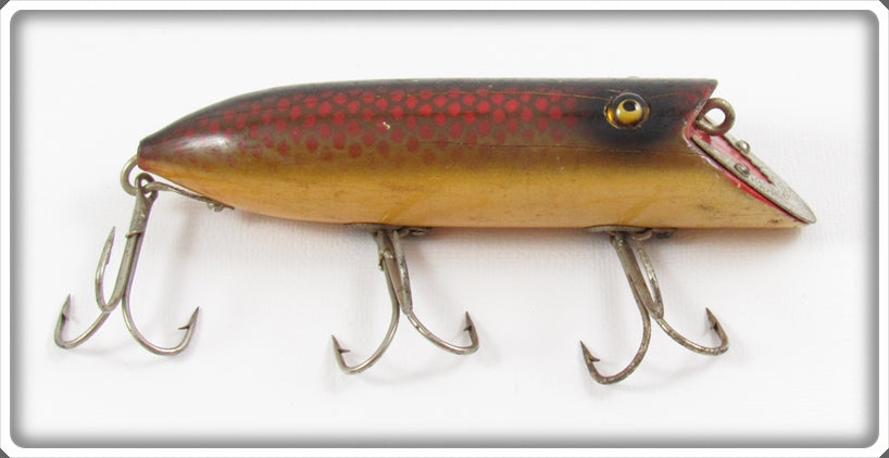 antique heddon fishing lures for sale Vintage Heddon Red Scale Head On Basser Lure 8509H For Sale