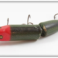 Heddon Red Head Green Scale Jointed Vamp 7309DRH