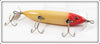 Vintage Heddon Red Head White Musky SOS Minnow Lure 172