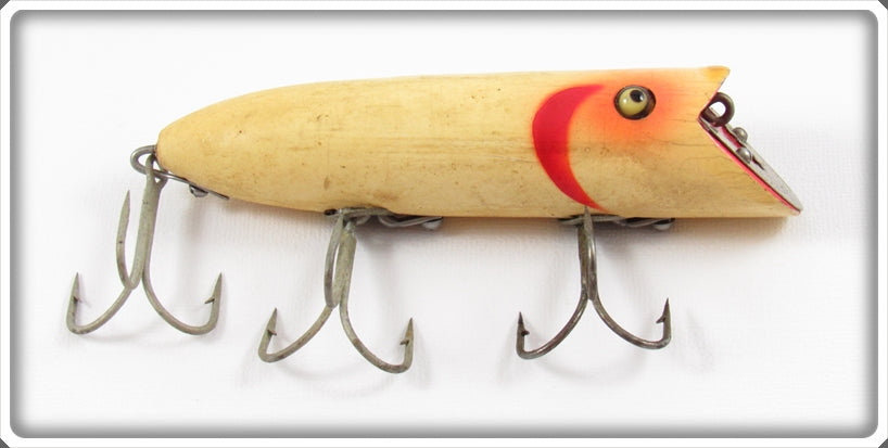 Vintage Heddon Salmon Finish Heavy Duty Hardware Basser Lure For Sale