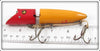 Heddon Yellow Red Head King Zig Wag