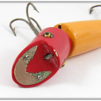 Heddon Yellow Red Head King Zig Wag