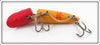 Heddon Yellow Red Head King Zig Wag