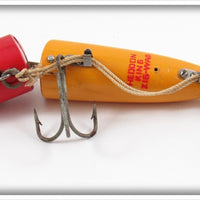 Heddon Yellow Red Head King Zig Wag