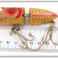 Heddon Yellow Scale With Red Shore Zig Wag Jr 8349XYS