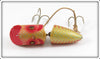 Heddon Yellow Scale With Red Shore Zig Wag Jr 8349XYS