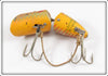Heddon Yellow Scale With Red Shore Zig Wag Jr 8349XYS