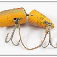 Heddon Yellow Scale With Red Shore Zig Wag Jr 8349XYS