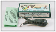 American Rivers Bait Co Green Crackle Frog Lure In Box