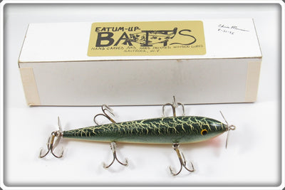 Eatum Up Baits Crackleback 5 Hook Minnow Lure In Box
