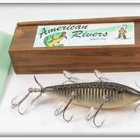 American Rivers Bait Co. Tiger Kansas Minnow Lure In Box