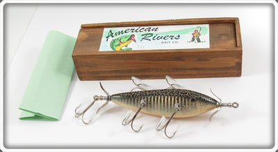 American Rivers Bait Co. Tiger Kansas Minnow Lure In Box