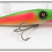 Vintage Creek Chub Rainbow Fire Midget Pikie Lure
