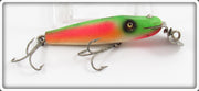 Vintage Creek Chub Rainbow Fire Midget Pikie Lure