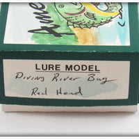 American Rivers Bait Co. Red Head Diving River Bug In Box