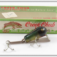 Vintage Creek Chub Perch Spoon Tail Lure In Box 9101