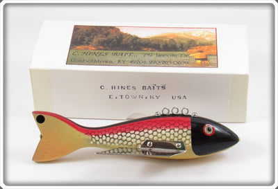C Hines White Scales Bat Wing Decoy In Box