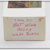 C Hines White Scales Bat Wing Decoy In Box