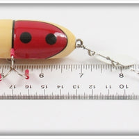 C Hines Red & White Beetle In Box