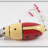C Hines Red & White Beetle In Box