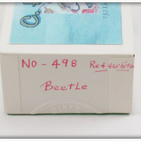 C Hines Red & White Beetle In Box