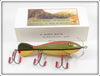 C Hines Red & Green Scales Spin Diver Lure In Box