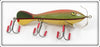 C Hines Red & Green Scales Spin Diver In Box
