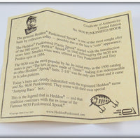 Heddon Rainbow Reissue 9630 Punkinseed Spook In Box