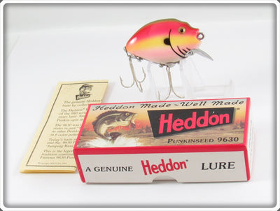 Heddon Rainbow Reissue 9630 Punkinseed Spook Lure In Box