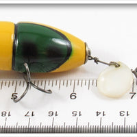 Dale Roberts Repainted Creek Chub Yellow Midget Beetle