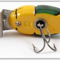 Dale Roberts Repainted Creek Chub Yellow Midget Beetle