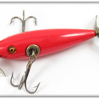 Dale Roberts Repainted Pflueger Red Neverfail Minnow