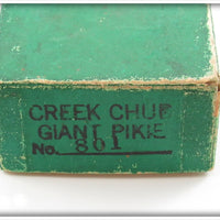 Creek Chub Perch Giant Jointed Pikie In Box 801