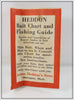 Vintage Heddon Bait Chart And Fishing Guide Pocket Catalog