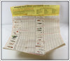 Heddon Bait Chart And Fishing Guide Pocket Catalog
