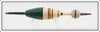 Ideal Green, White & Yellow Bobber