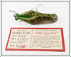 Vintage Heddon Meadow Frog Little Luny Lure With Box Insert