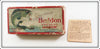 Heddon Shiner Scale Weedless Widow Empty Box With Extra Double Hook Insert 229P