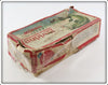 Heddon Red & White Vamp and Little Luny Empty Box Pair