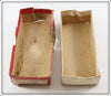 Heddon Red & White Vamp and Little Luny Empty Box Pair