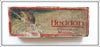 Heddon Red & White Vamp and Little Luny Empty Box Pair