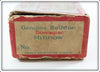 Heddon Red & White Vamp and Little Luny Empty Box Pair