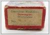 Heddon Red & White Vamp and Little Luny Empty Box Pair