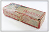 Heddon Red & White Vamp and Little Luny Empty Box Pair