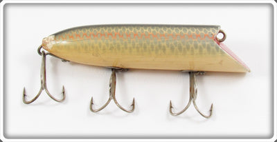 Vintage Heddon Abbey & Imbrie Shiner Scale Lucky 13 Lure