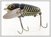 Vintage Heddon Black Shore Crazy Crawler Lure 2120 XBW