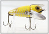Vintage Heddon Yellow Shore Cone Tail Crazy Crawler 2120 XRY