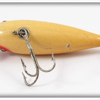 Heddon White Red Eye 300 Surface Minnow