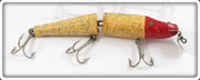 Vintage Creek Chub Nite Glow Red Head Jointed Husky Pikie 3022 Special